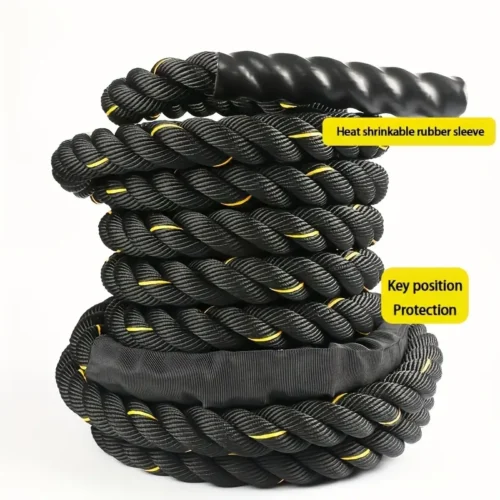 096f2eca-aa39-4661-8d9f-539634705b0a Adjustable Polyester Combat Rope Core Strength Training