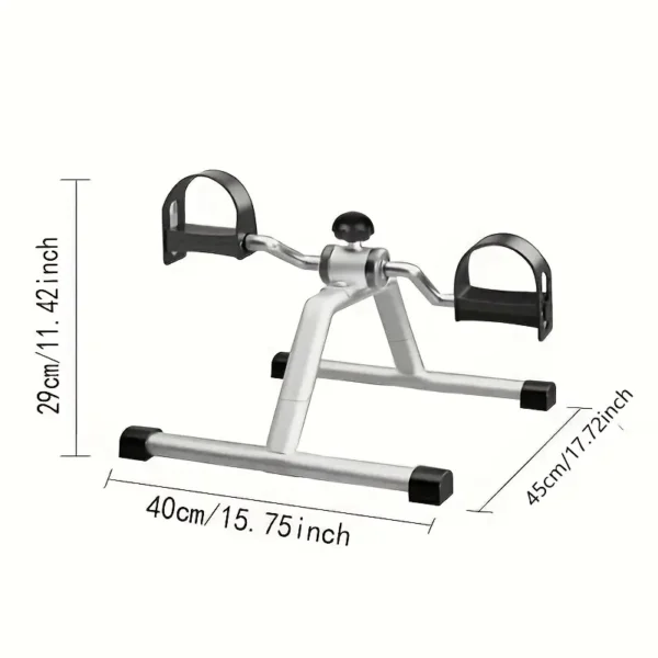 63e5aeb9-2b3e-4ea3-94f2-98d478de28a5 White Aluminum Pedal Exercise Bike