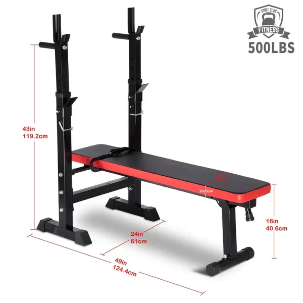 69d0d998-b678-4b95-9a44-c5c42c3cf7bf.webp MENCIRO Adjustable Folding Weight Bench