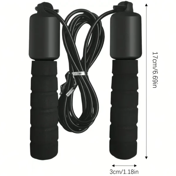 7f263891-d421-4110-9a7c-fb5c15c195f2 Black Fitness Jump Rope
