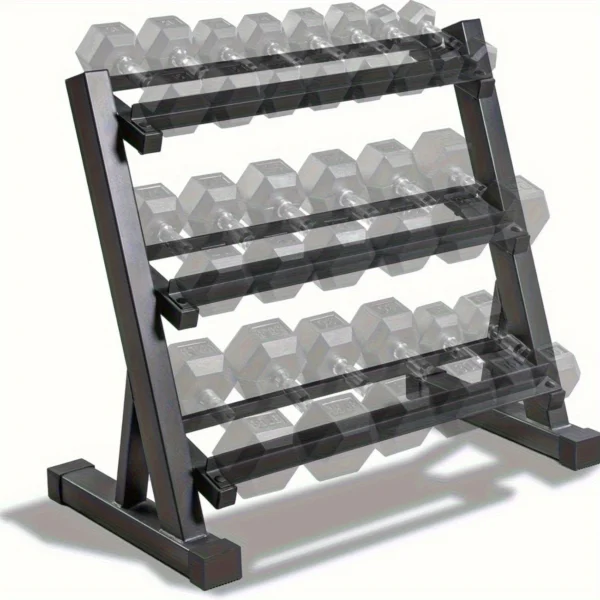 ba05ee4f5d4d9a6cfe7388501991a5f3_1745452509540.webp 3 Tier Heavy Duty Adjustable Dumbbell Rack